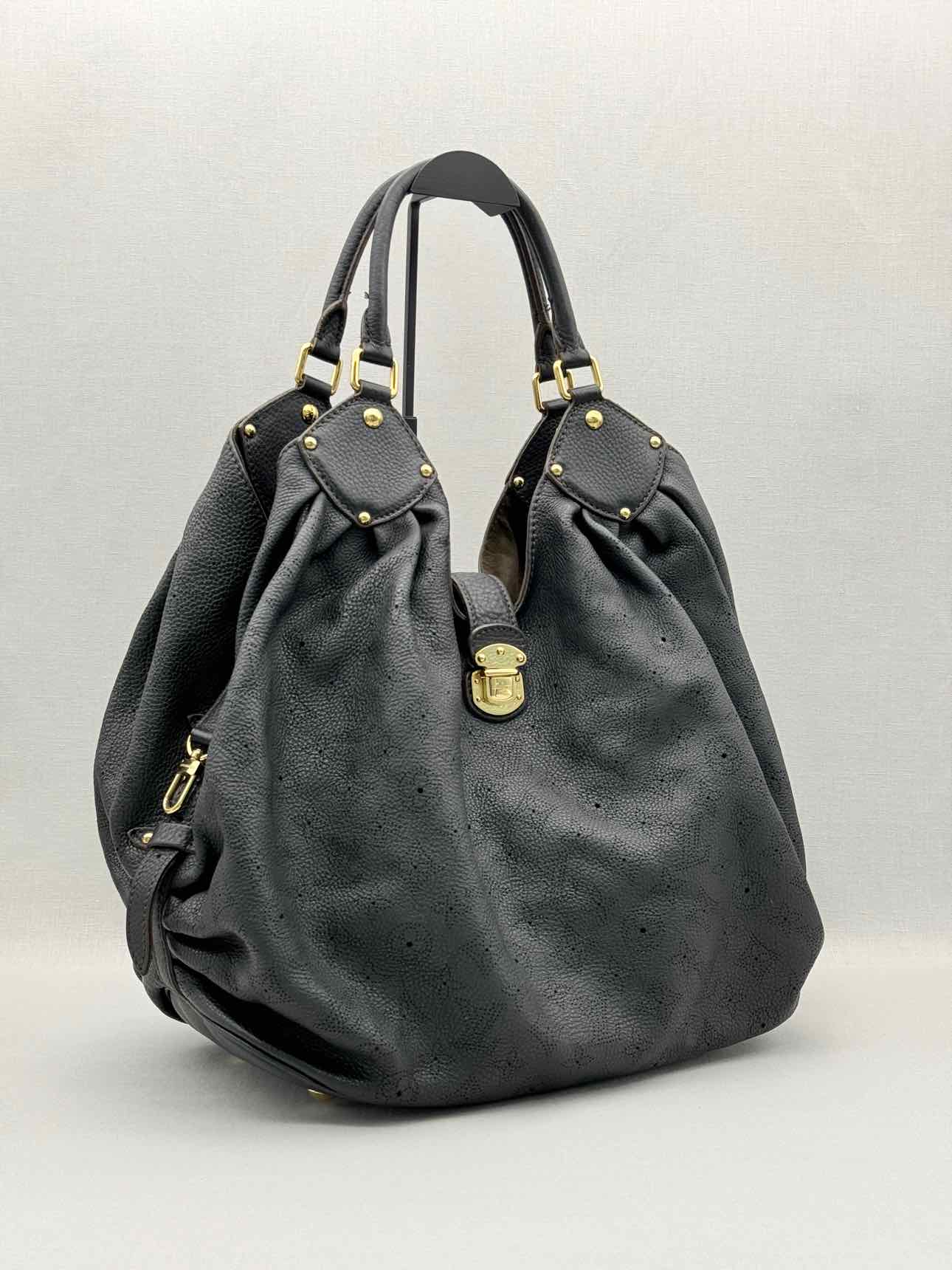 LOUIS VUITTON Mahina Surya Black Monogram Hobo bag
