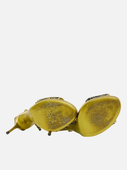 DOLCE & GABBANA Gold Size EU 40 Heeled Sandals