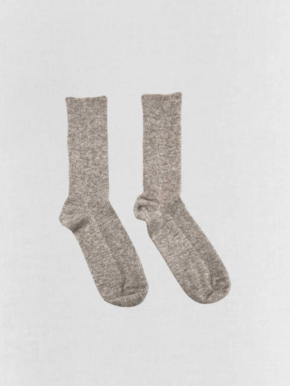 BRORA Grey Knit Size Small Socks