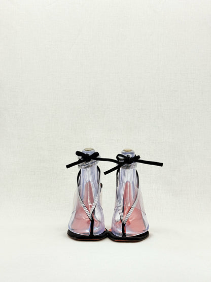 AMINA MUADDI Zula Black Size EU 36.5 Heeled Sandals