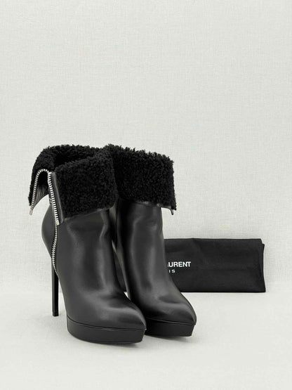 SAINT LAURENT Black Size EU 37 Boots