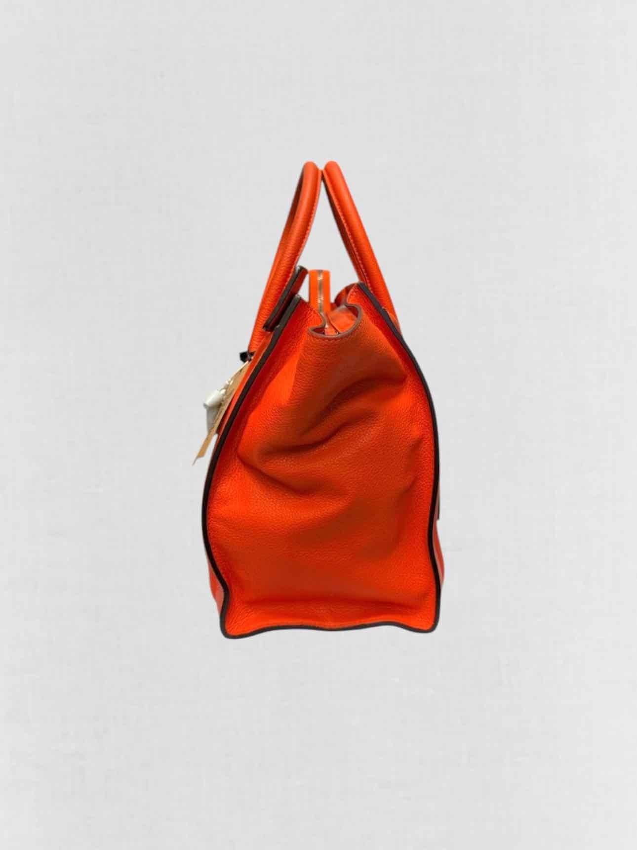 CELINE Mini Luggage Red Top Handle