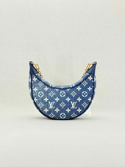LOUIS VUITTON Loop Blue Monogram Shoulder Bag