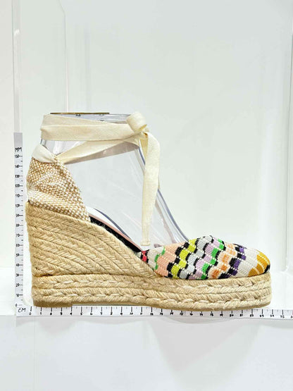 CASTANER X MISSONI Beige Multicolor Size EU 40 Wedges