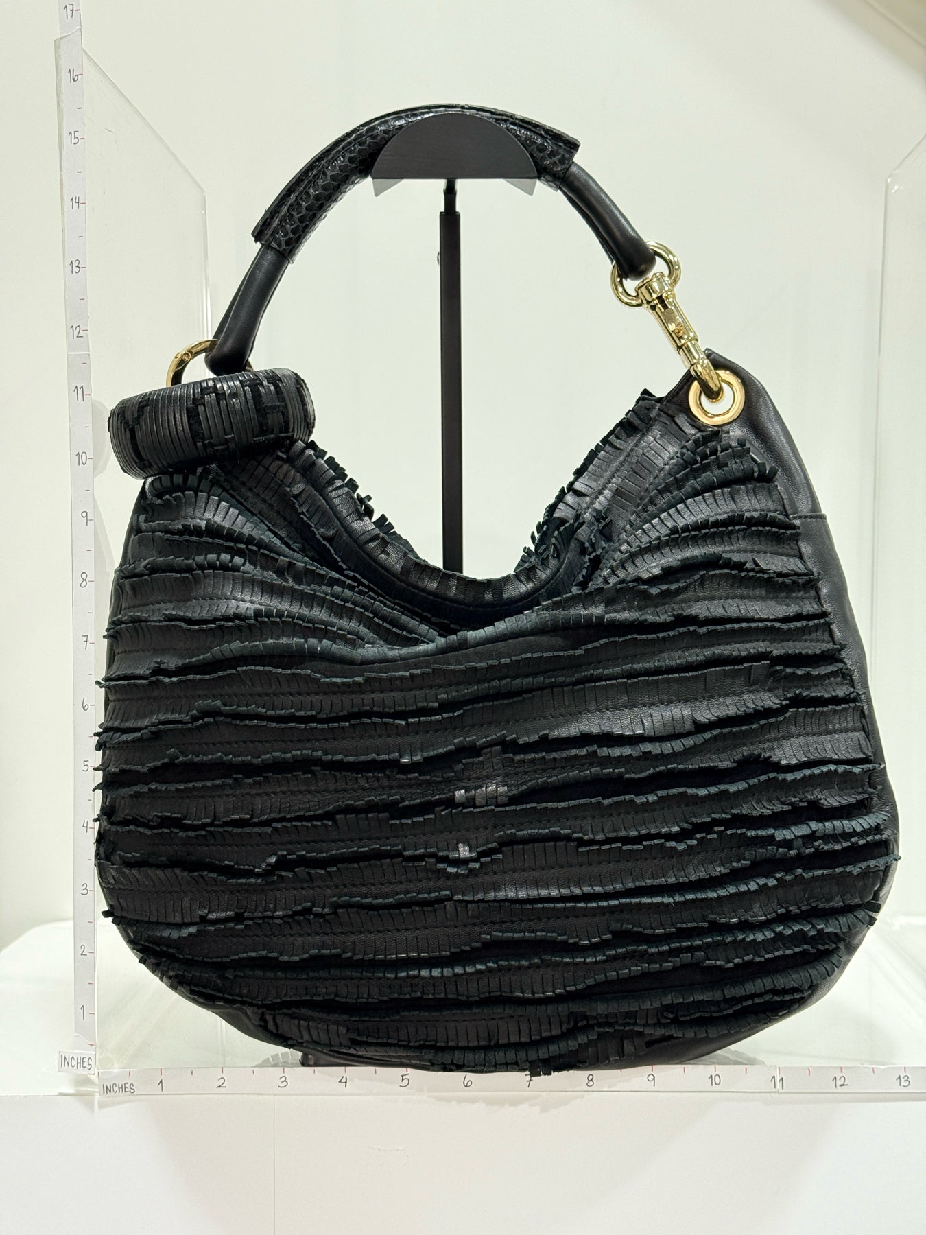 JIMMY CHOO Sky Black Hobo bag