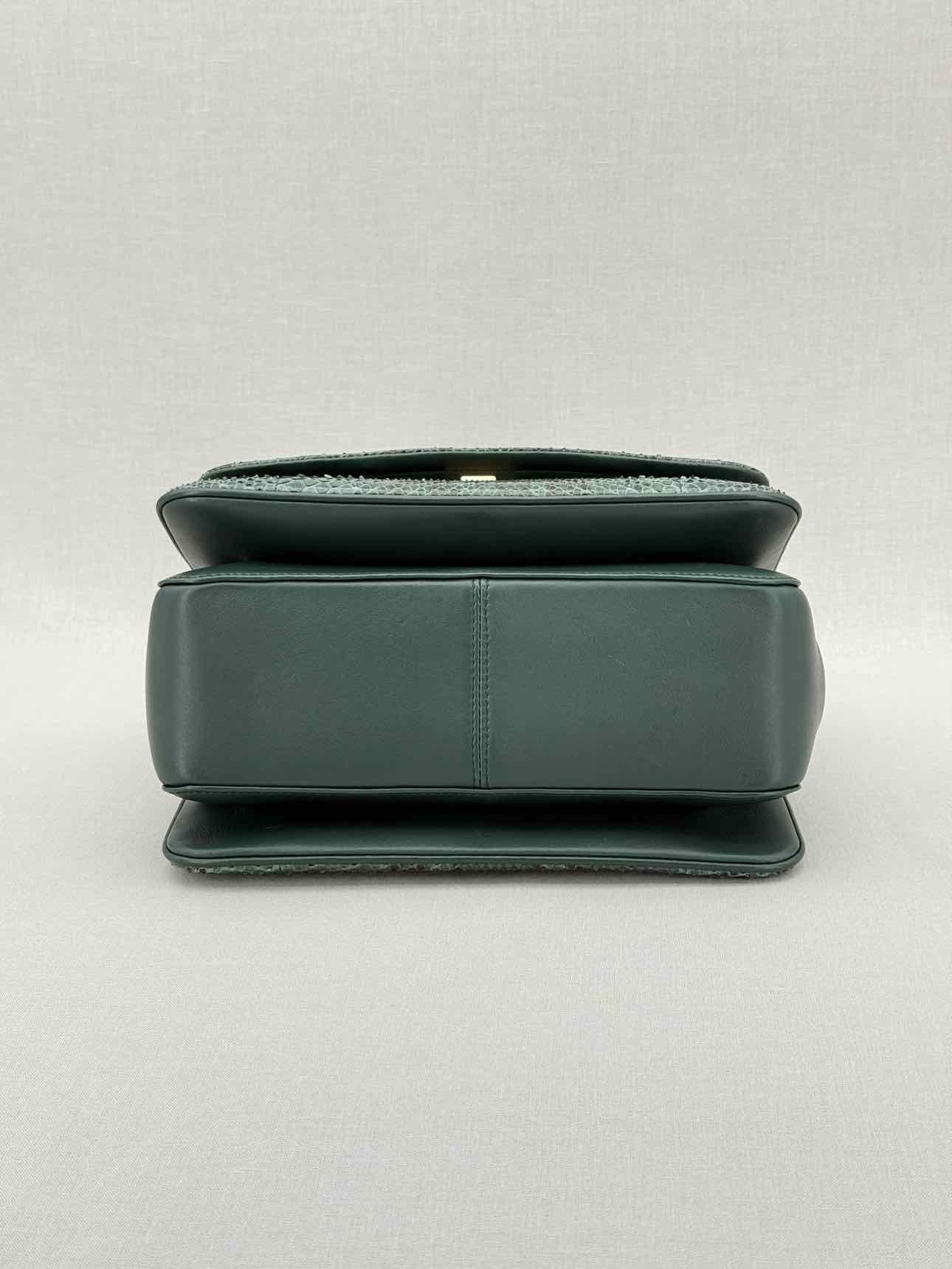 DOLCE & GABBANA Miss Margarita Green Shoulder Bag