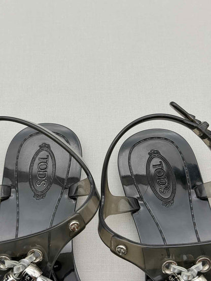 TOD'S Jelly Grey Size EU 39 Sandals