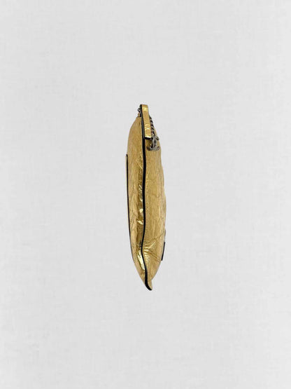 CHANEL Feministe Mais Feminine Gold Clutch