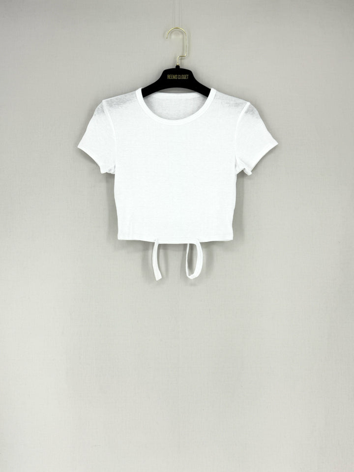 ALO Cropped White Size XSmall Top