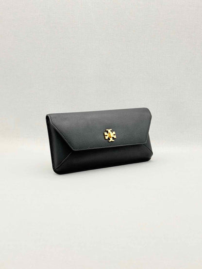 TORY BURCH Kira Black Clutch