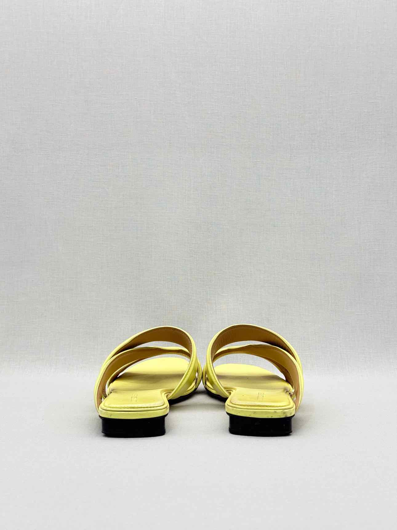 BOTTEGA VENETA The Band Yellow Size EU 40 Sandals