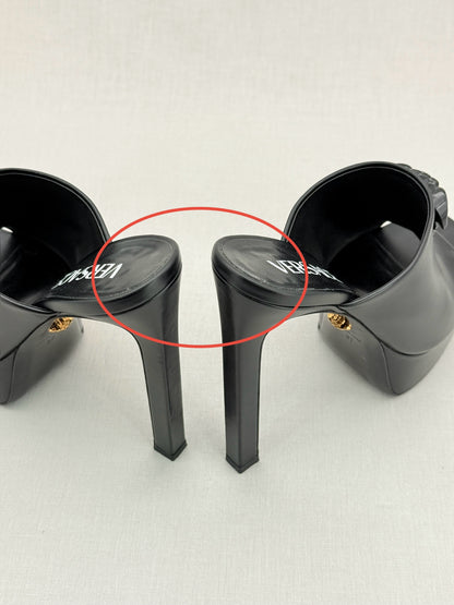 VERSACE La Medusa Black Size EU 37 Mules