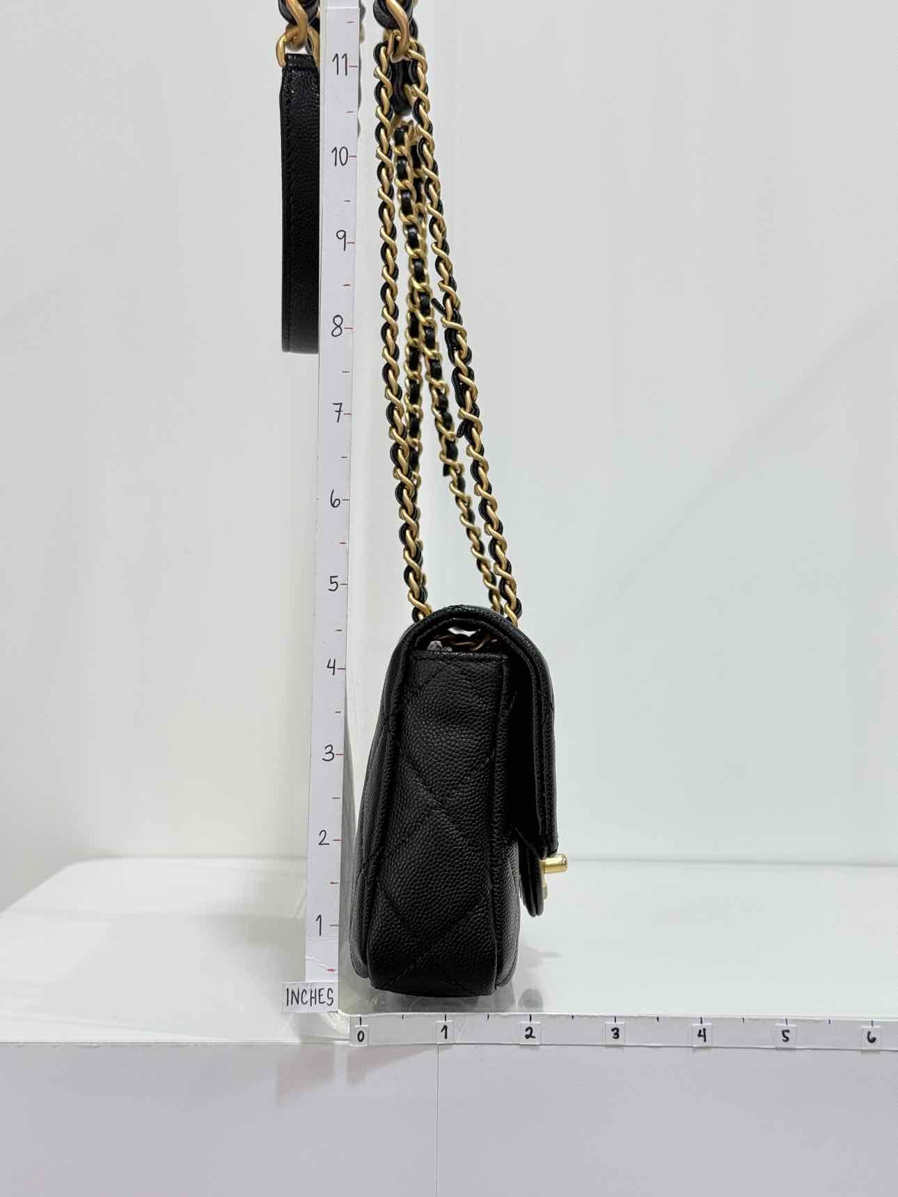 CHANEL Classic Black Quilted Shoulder Bag