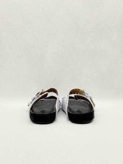 ISABEL MARANT Lennyo Light Blue Size EU 37 Slides