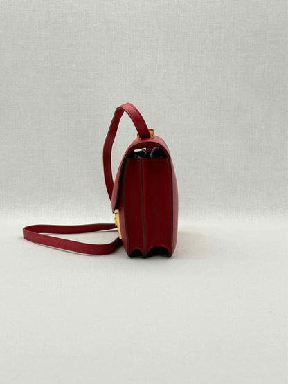 HERMES Constance Rouge Casaque Shoulder Bag