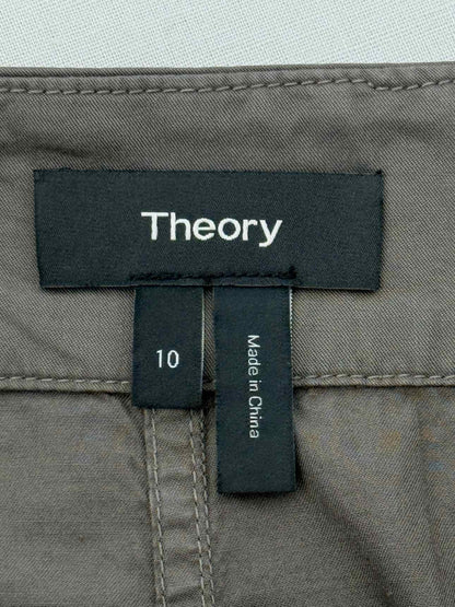 THEORY Khaki Size US 10 Mini Skirt