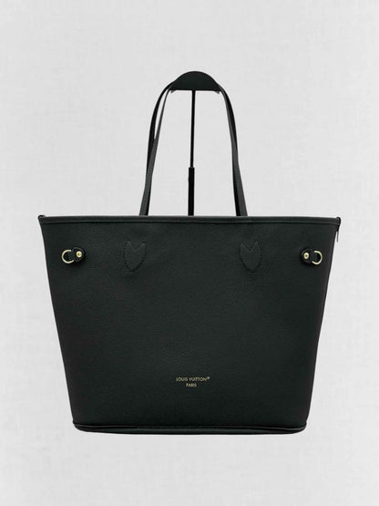LOUIS VUITTON Brown & Black Monogram Tote Bag