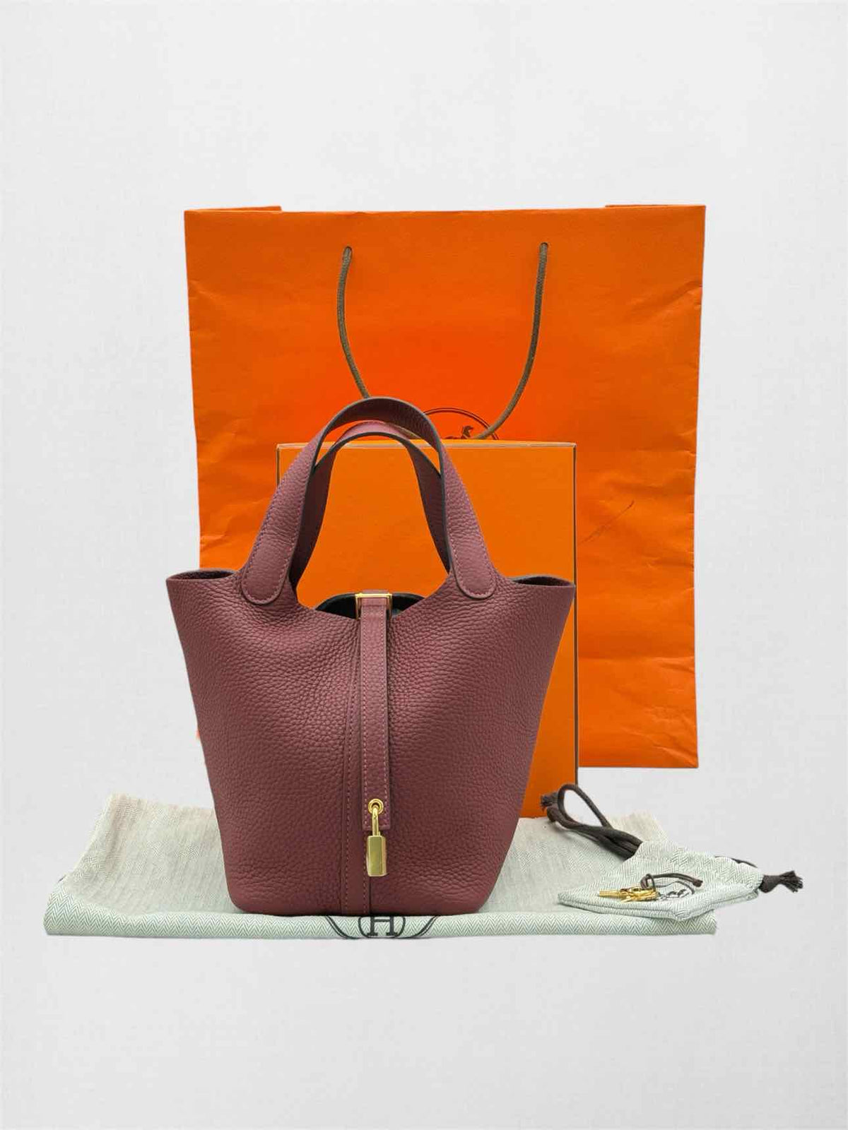 HERMES Picotin Rouge H Top Handle