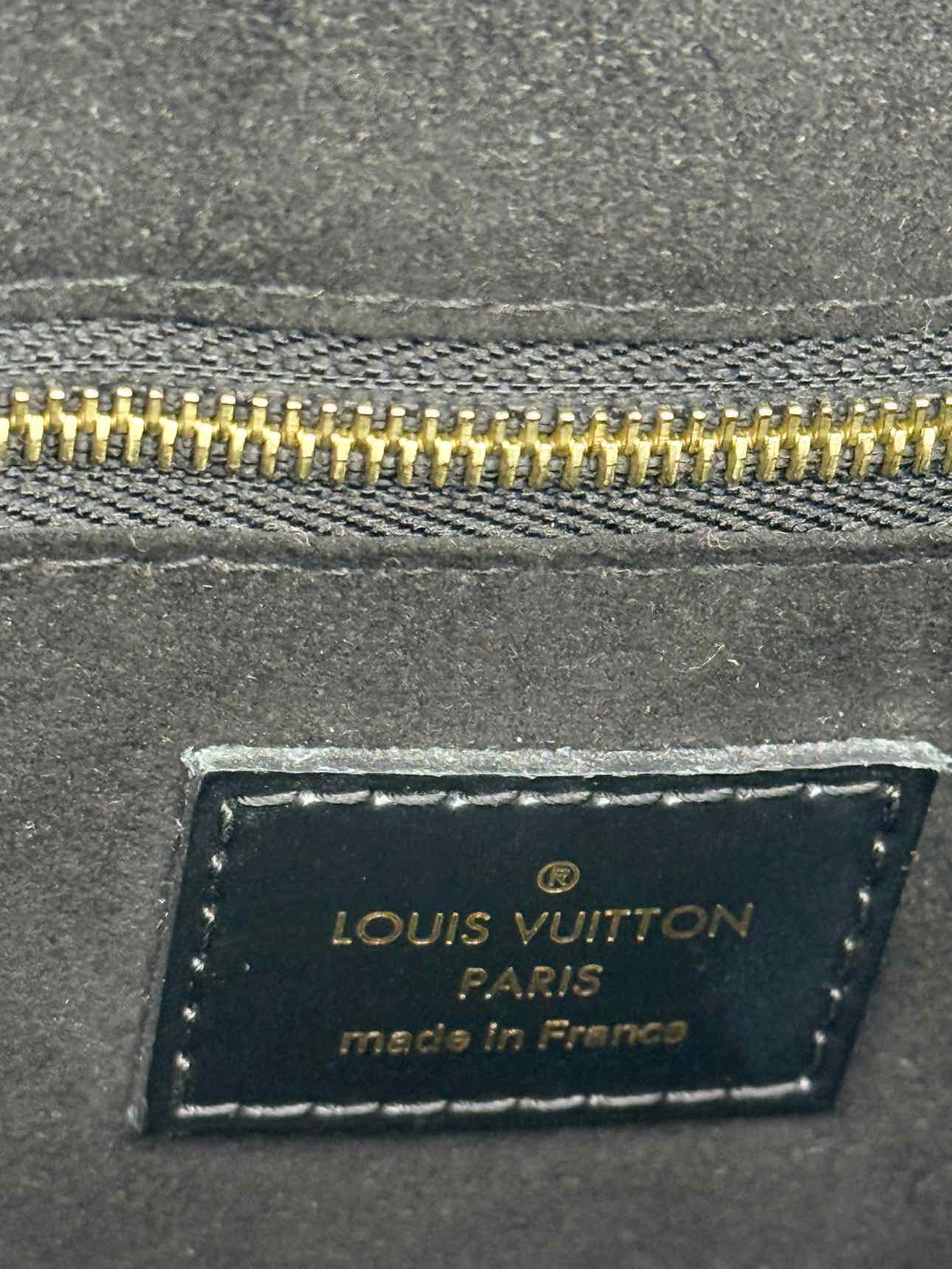 LOUIS VUITTON One Handle Brown & Black Top Handle