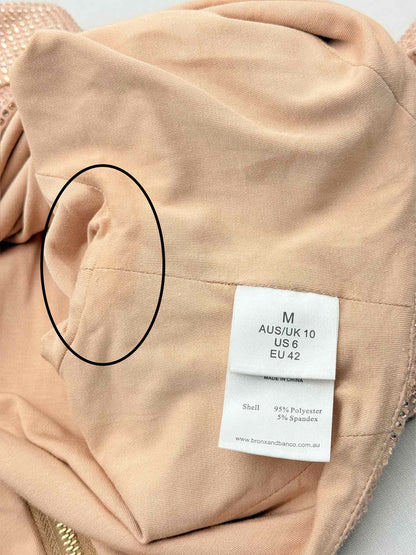 BRONX & BANCO Metallic Peach Size Medium Outfit Set