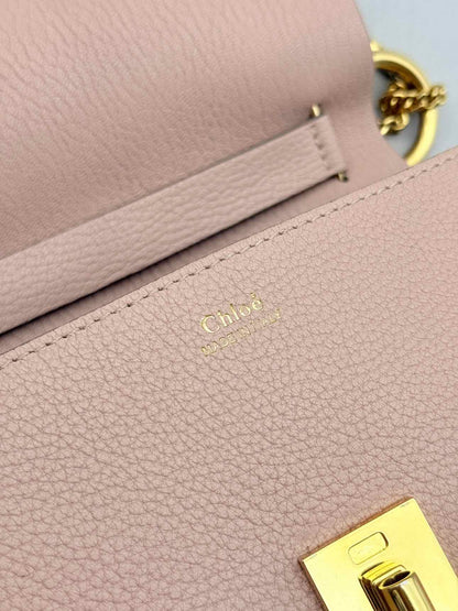 CHLOE Drew Peach Crossbody