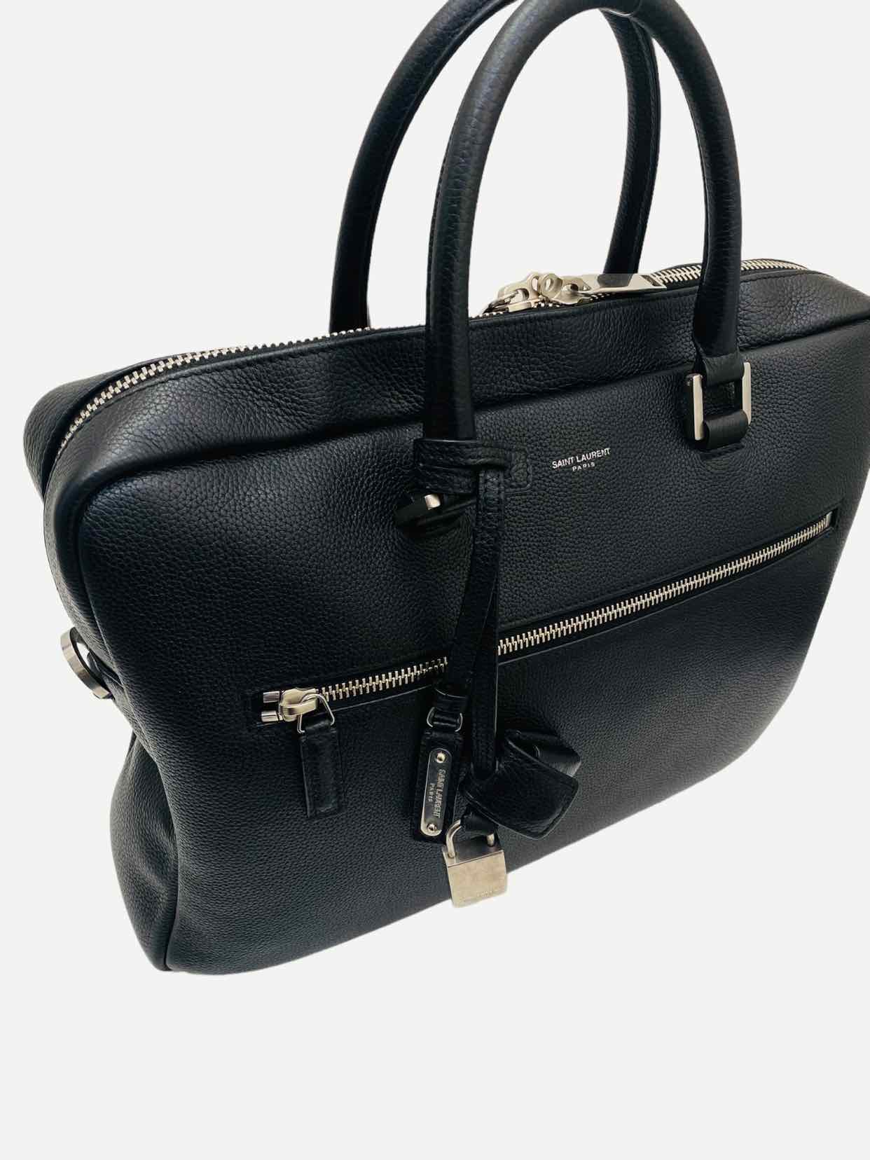 SAINT LAURENT Sac De Jour Black Briefcase