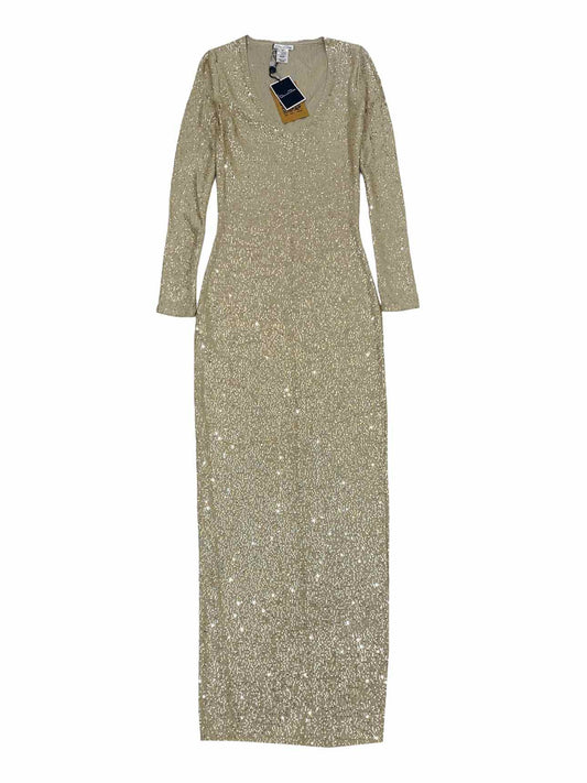 OSCAR DE LA RENTA Evening Dress Gold Evening Dress