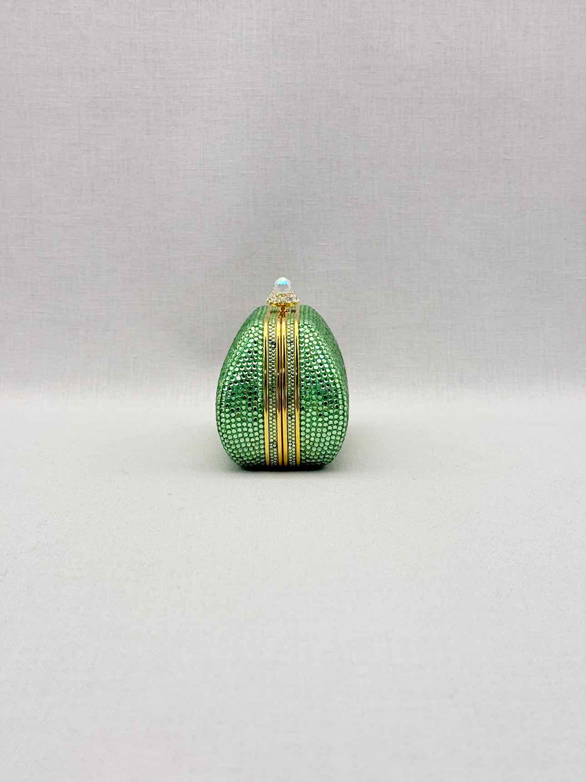 JUDITH LEIBER Minaudière Green Clutch