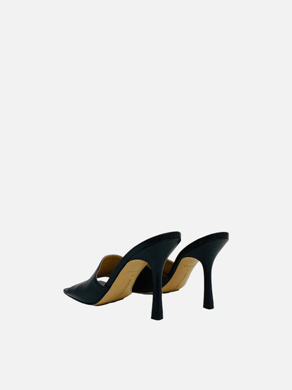 BOTTEGA VENETA Stretch Black Mules 39