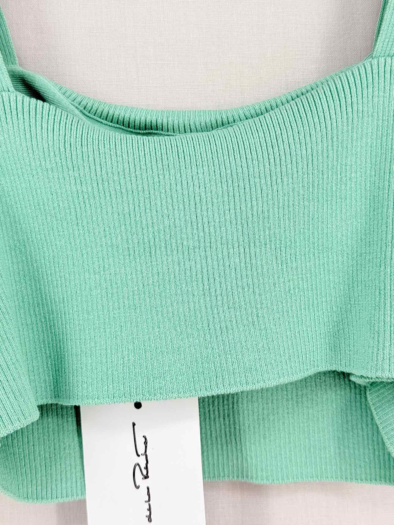OSCAR DE LA RENTA Spring 2022 Green Size Medium Top