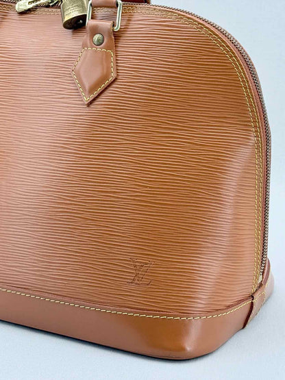 LOUIS VUITTON Alma Camel Top Handle