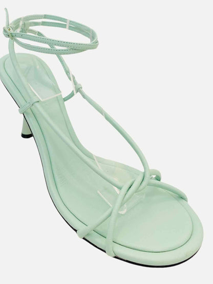 STUDIO AMELIA Pastel Green Heeled Sandals 40