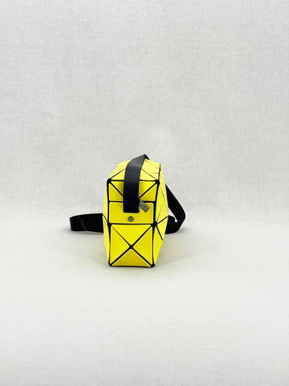 BAO BAO Carton Yellow & Black Geometric Crossbody