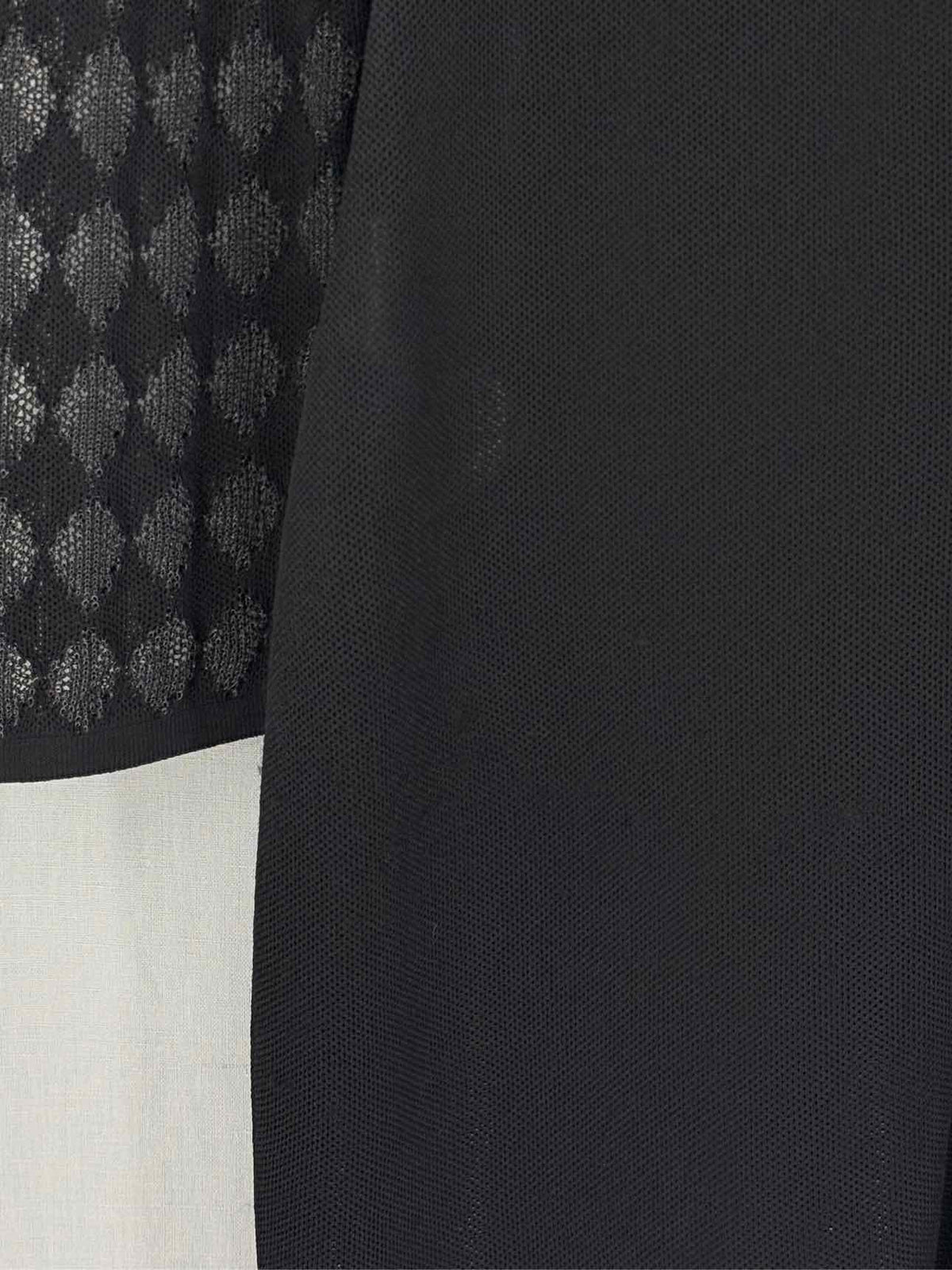 BALMAIN Black & Grey Size US 8 Knee Length Dress