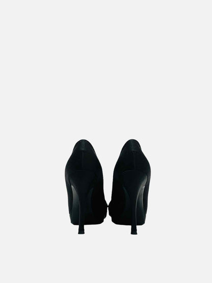 LOUIS VUITTON Black Pumps 37.5