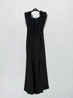 SALVATORE FERRAGAMO Black Size US 6 Long Dress