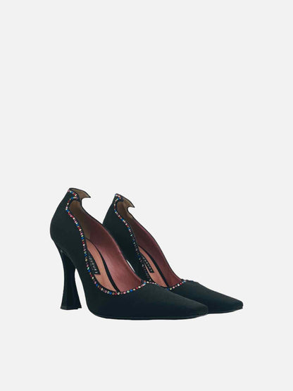 LES PETITS JOUEURS Taya Black Pumps