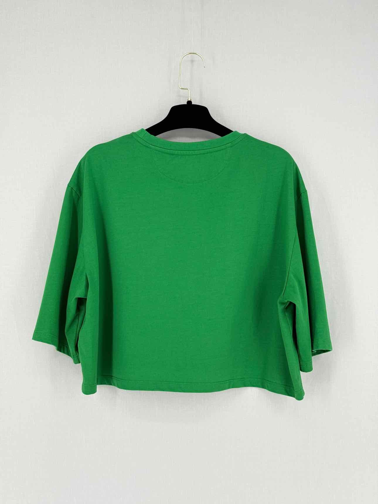 VALENTINO Green Logo Print Size Small T-shirt