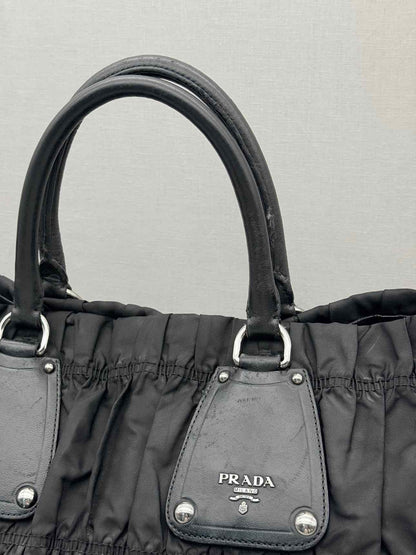 PRADA Tessuto Black Tote Bag