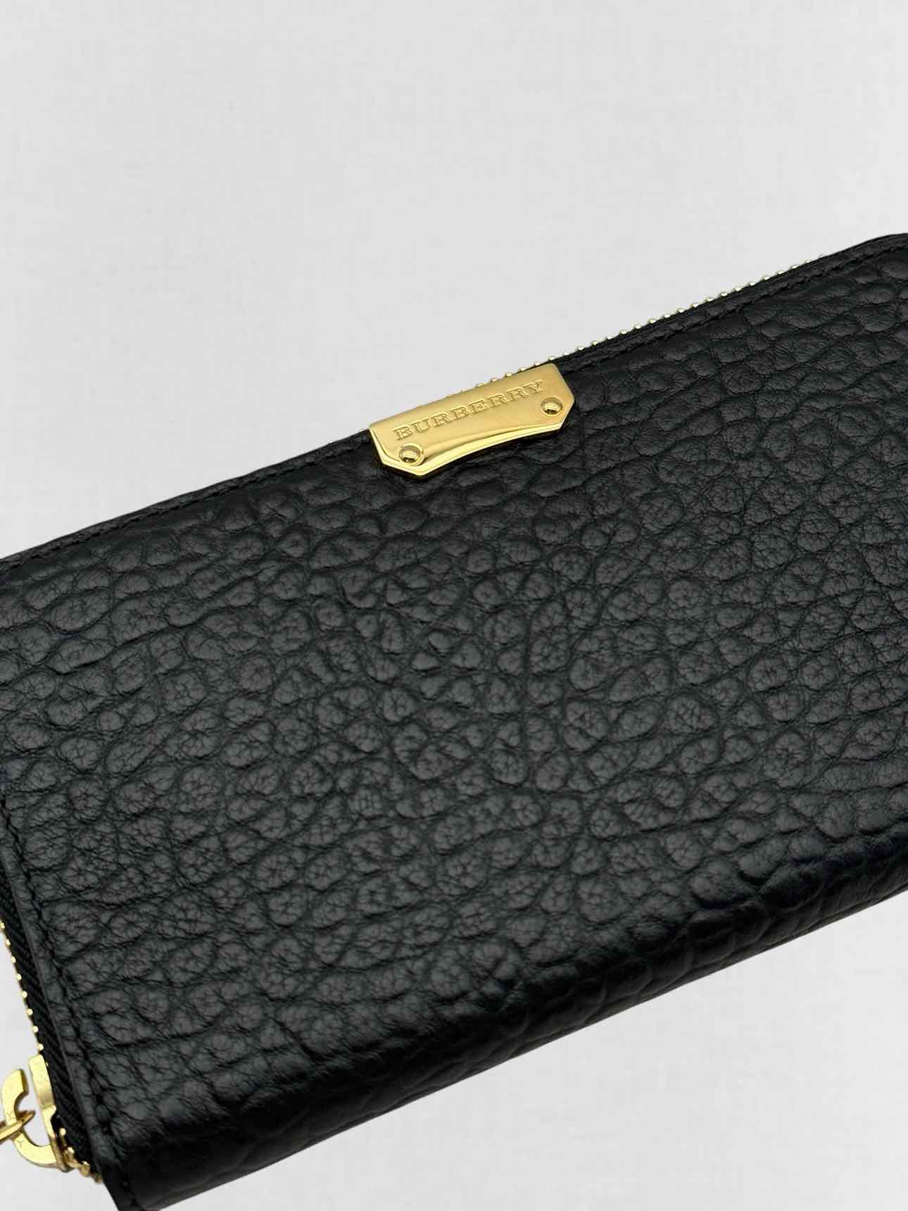BURBERRY Black Continental Wallet