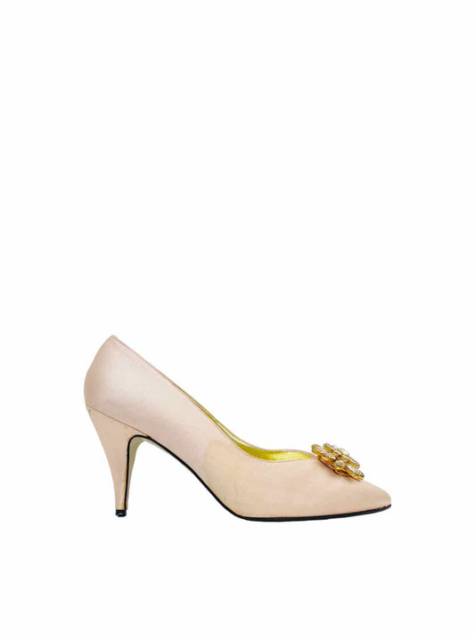 ANA BONILLA Vintage Pale Pink Pumps