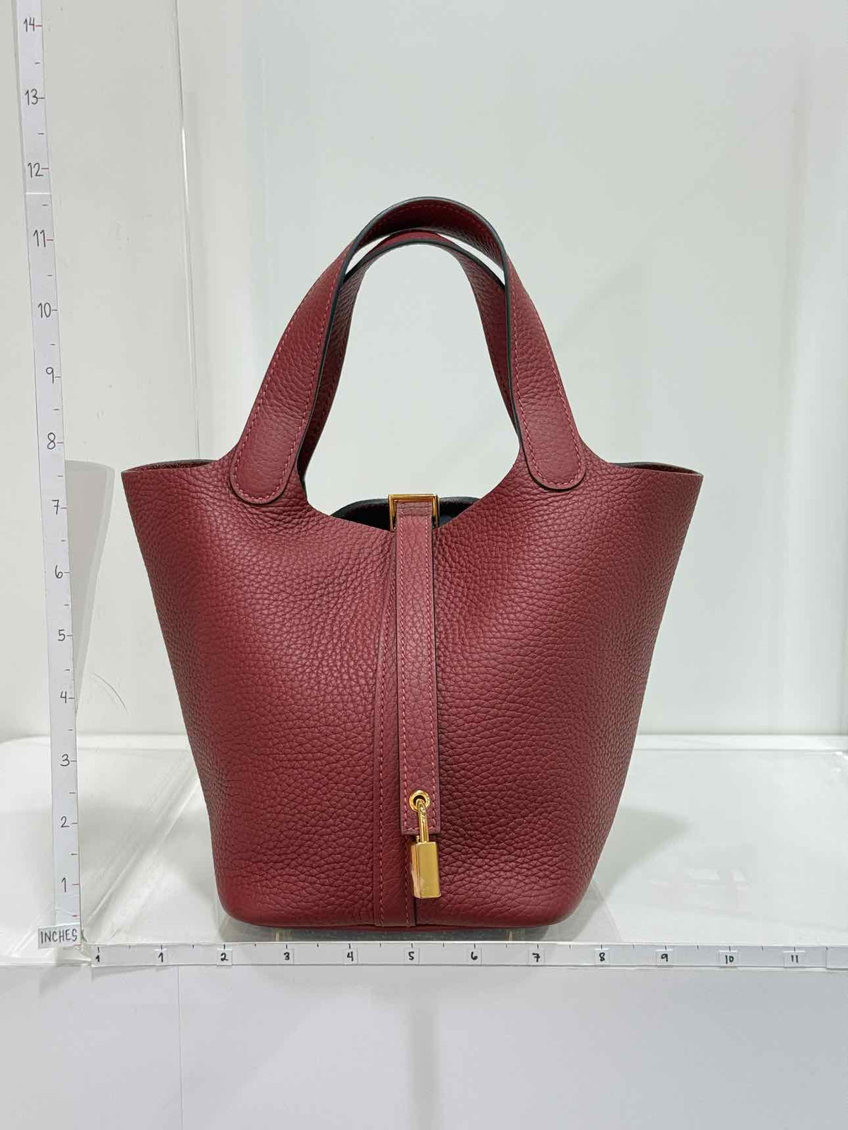 HERMES Picotin Rouge H Top Handle