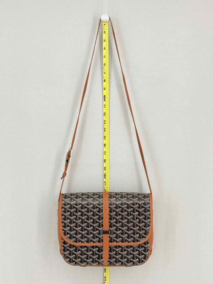 GOYARD Belvedere ll Black & Tan Goryardine Crossbody