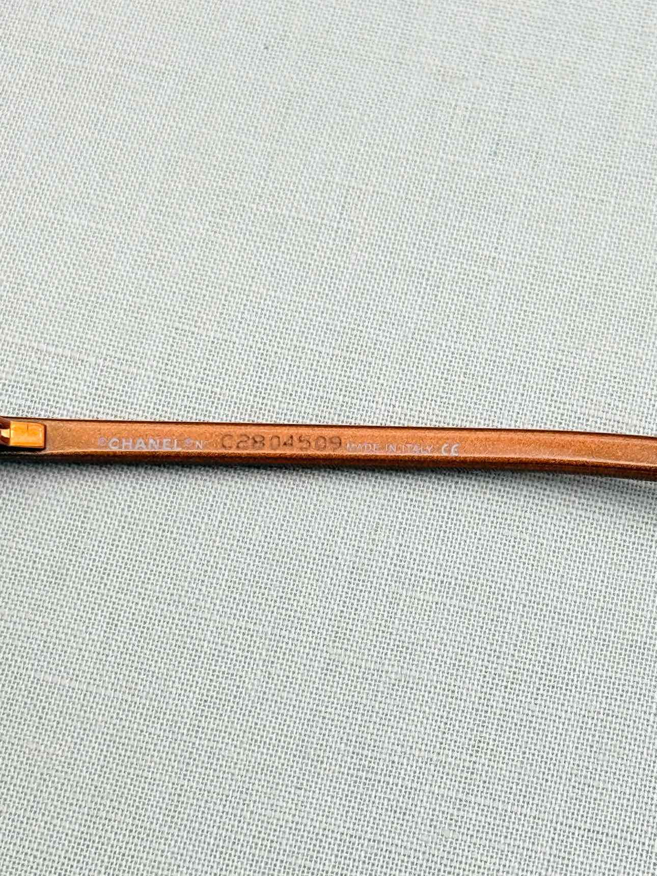 CHANEL Vintage Orange Sunglasses