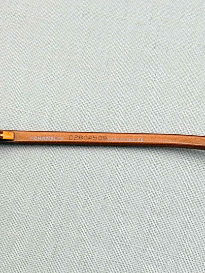 CHANEL Vintage Orange Sunglasses