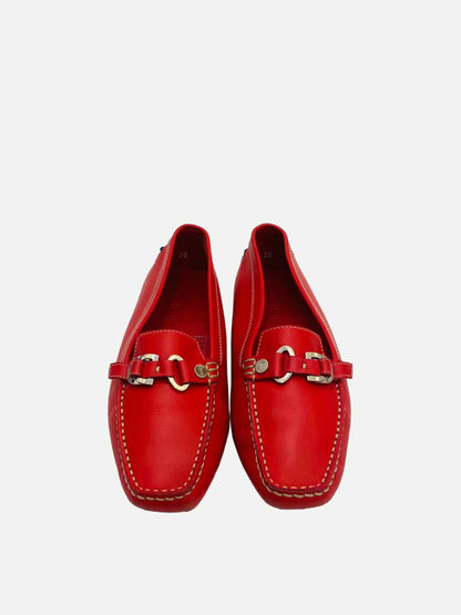 TOD'S Red Loafers