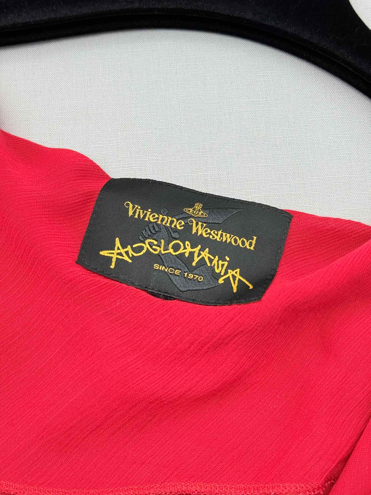 VIVIENNE WESTWOOD Red Size Large Knee Length Dress