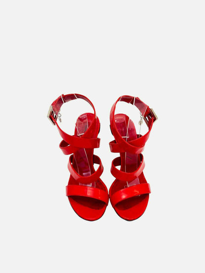 CESARE PACIOTTI Red Size EU 38 Heeled Sandals