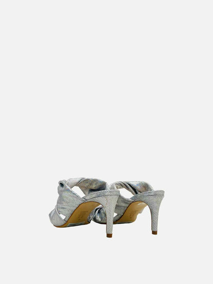 SCHUTZ Silver Mules 39