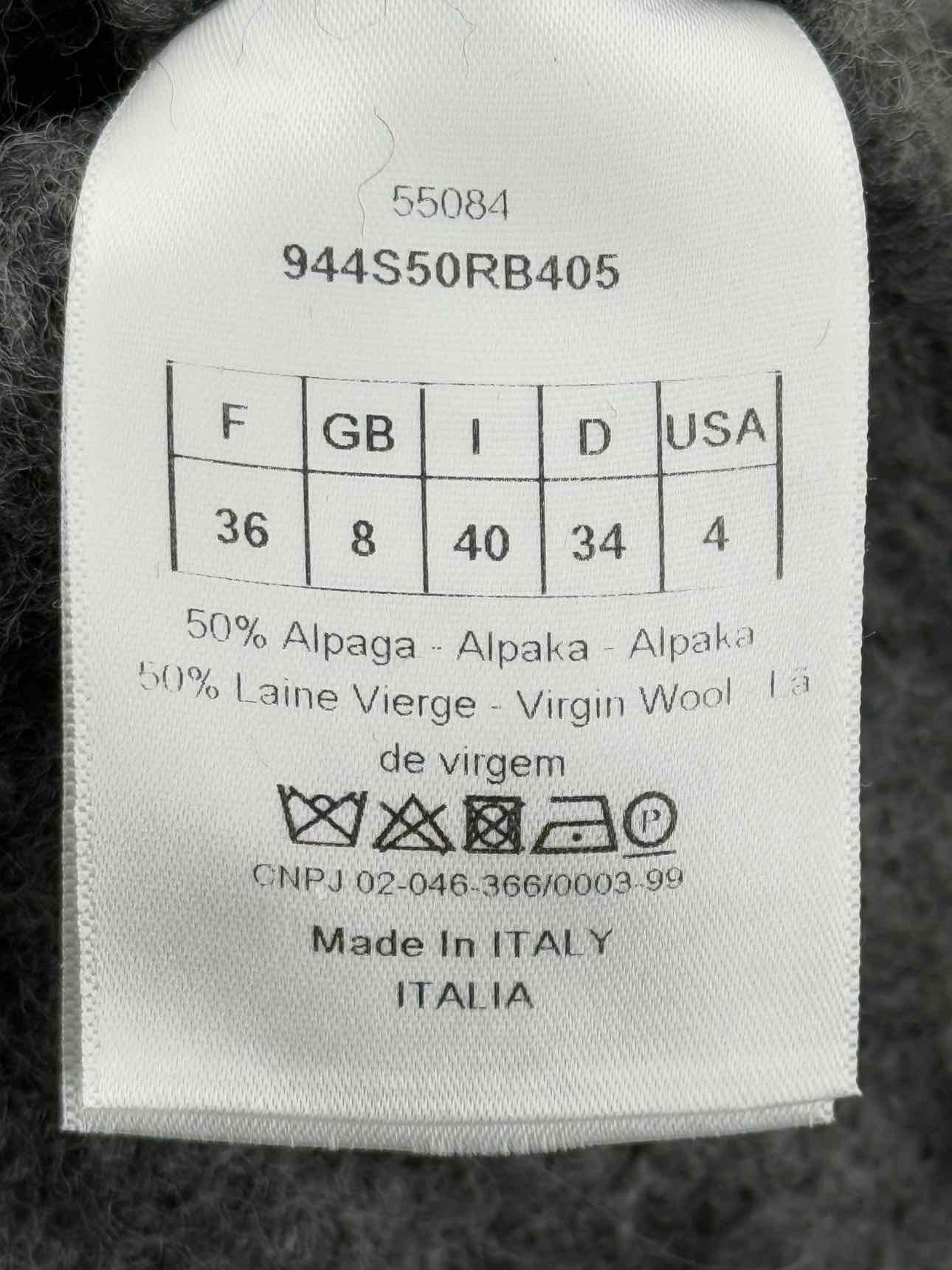 CHRISTIAN DIOR Grey Size US 4 Sweater